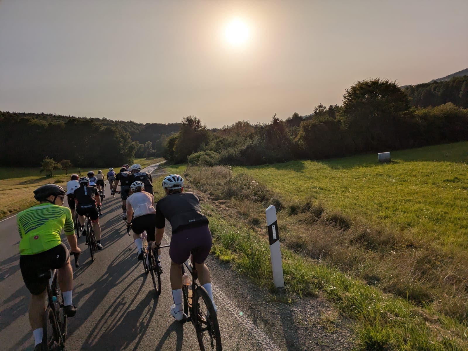 Pace-Line des RSC bei einer Ausfahrt